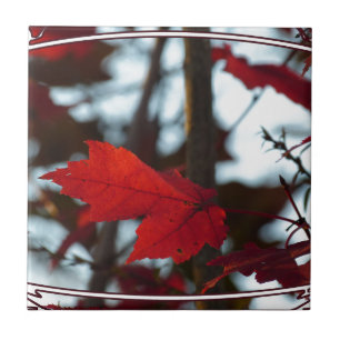 Feiertags-Blätter Fliese