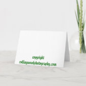 Feiertags-Buggy-Antrieb Feiertagskarte (Rückseite)