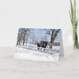 Feiertags-Buggy-Antrieb Feiertagskarte