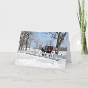 Feiertags-Buggy-Antrieb Feiertagskarte