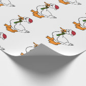 Feiertags-Cartoon-Enten-Verpackungs-Papier Geschenkpapier (Ecke)
