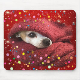 Feiertags-Chihuahua Mousepad