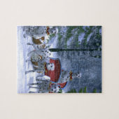 Feiertags-Dalmatiner Puzzle (Horizontal)