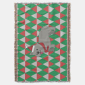 Feiertags-Diamanten-Hund Decke (Vorderseite Vertikal)