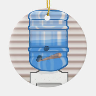 "Feiertags-Druck-" Wasser-coolere Verzierung Keramik Ornament