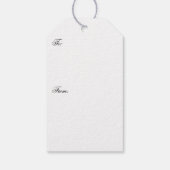 Feiertags Echoes  Geschenkanhänger (Rückseite)