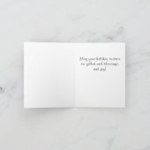 Feiertags-Engel Feiertagskarte (Innenseite)