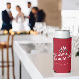 Feiertags Essen Trinken und Heiraten Weihnachtsbee Selters Dosenkühler