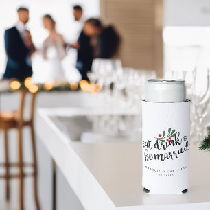 Feiertags Essen Trinken und Heiraten Weihnachtsbee Selters Dosenkühler