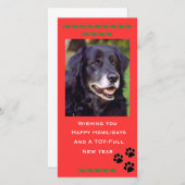 Feiertags-Foto-Karte Feiertagskarte (Vorne/Hinten)