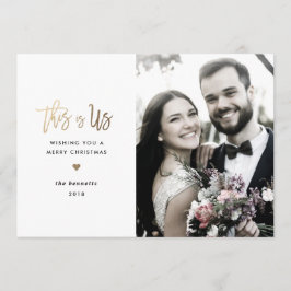 Feiertags-Foto-Karte *This ist Us* Feiertagskarte