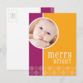 FEIERTAGS-FOTO-POSTKARTE:: goodcheer 4P Feiertagspostkarte (Vorne/Hinten)