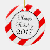 Feiertags-Foto-Verzierung Keramikornament (Hinten)