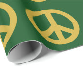 Feiertags-Friedenssymbol-Zeichen-Packpapier Geschenkpapier (Rolleneckpunkt)