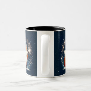 Feiertags-Fuchs-Charm-Mug Zweifarbige Tasse