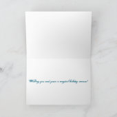 Feiertags-Gans Feiertagskarte (Innenseite)