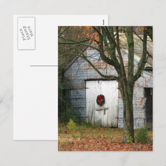 Feiertags-Geist Feiertagspostkarte (Vorne/Hinten)