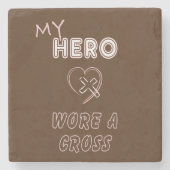 Feiertags-Geschenk-Untersetzer-christlicher Steinuntersetzer (Vorderseite)