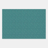 Feiertags-Geschenkpapier-Set – Herzen und Blumen Geschenkpapier Set (Vorderseite 3)