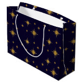 Feiertags-Geschenktasche Große Geschenktüte (Rückseite Schrägansicht)