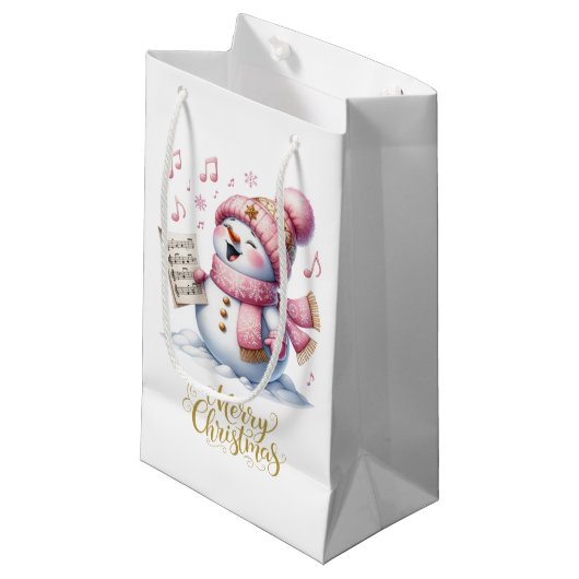 Feiertags-Geschenktasche Kleine Geschenktüte (Vorderseite Schrägansicht)