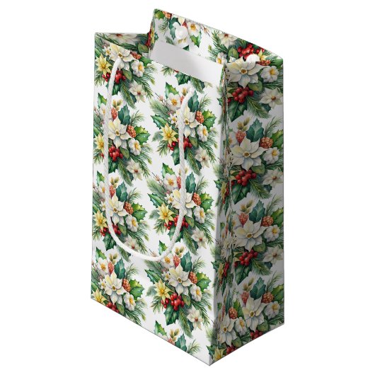 Feiertags-Geschenktasche Kleine Geschenktüte (Vorderseite Schrägansicht)