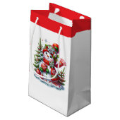 Feiertags-Geschenktasche Kleine Geschenktüte (Rückseite Schrägansicht)