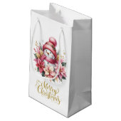 Feiertags-Geschenktasche Kleine Geschenktüte (Rückseite Schrägansicht)