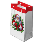 Feiertags-Geschenktasche Kleine Geschenktüte (Rückseite Schrägansicht)
