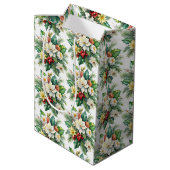 Feiertags-Geschenktasche Mittlere Geschenktüte (Rückseite Schrägansicht)