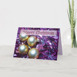 Feiertags-Glitzer Feiertagskarte