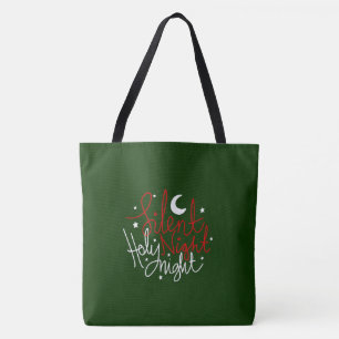 Feiertags-große Taschen-Tasche - stille Nacht Tasche