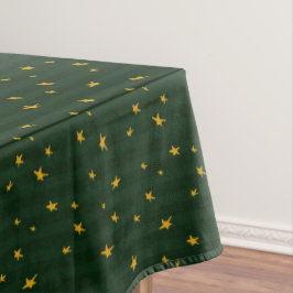 Feiertags Grün Gelb Streifen Stern Weihnachten  Tischdecke