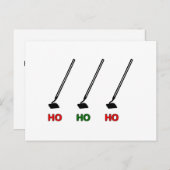 Feiertags-Hacken Feiertagspostkarte (Vorne/Hinten)