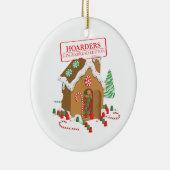 Feiertags-Hamsterer Keramik Ornament (Rechts)