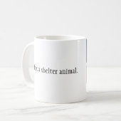 Feiertags-Hund Kaffeetasse (Vorderseite Links)