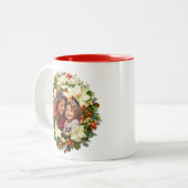 Feiertags-Kaffeetasse Zweifarbige Tasse (Vorderseite Links)