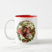 Feiertags-Kaffeetasse Zweifarbige Tasse (Links)