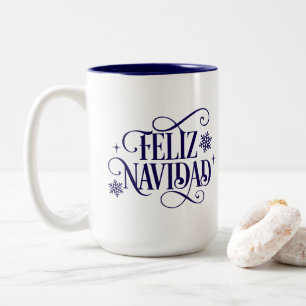 Feiertags-Kaffeetasse Zweifarbige Tasse