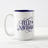 Feiertags-Kaffeetasse Zweifarbige Tasse (Links)