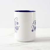 Feiertags-Kaffeetasse Zweifarbige Tasse (Mittel)