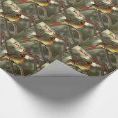 Feiertags-Kardinal Geschenkpapier (Ecke)