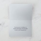 Feiertags-Karte Airedales Terrier Feiertagskarte (Innenseite)