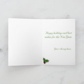 Feiertags-Karte Feiertagskarte (Innenseite)