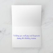 Feiertags-Karte Feiertagskarte (Innenseite)