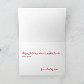 Feiertags-Karte Feiertagskarte (Innenseite)