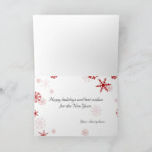 Feiertags-Karte Feiertagskarte (Innenseite)