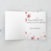 Feiertags-Karte Feiertagskarte (Innenseite)