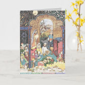 Feiertags-Karte: PASSAHFEST *1 Karte (Gelbe Blume)