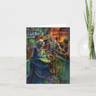 Feiertags-Karte: Weihnachten-Klotz Feiertagskarte